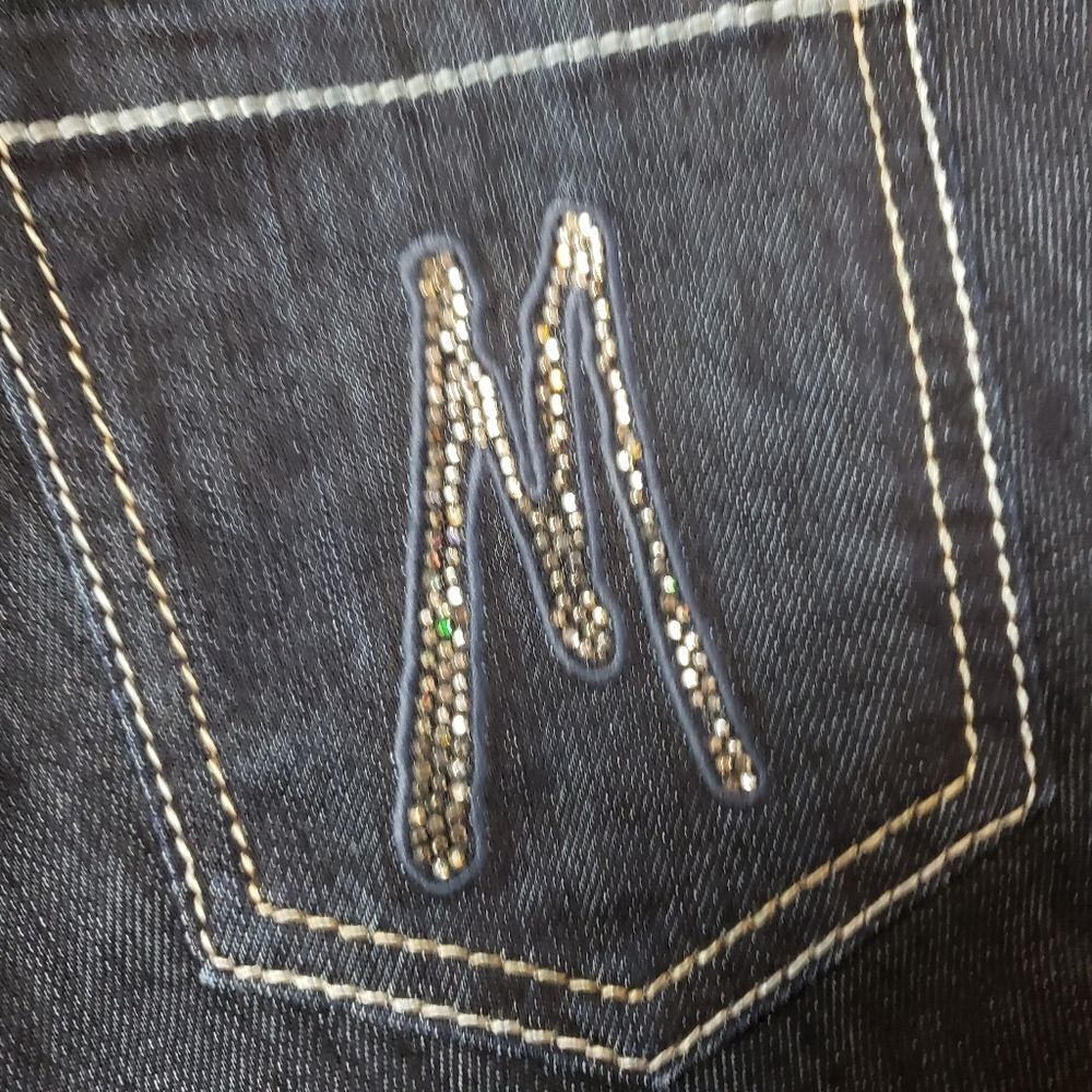 Guess By Marciano Skinny Jean Dark Wash Denim Cropped - Picture 3 of 16